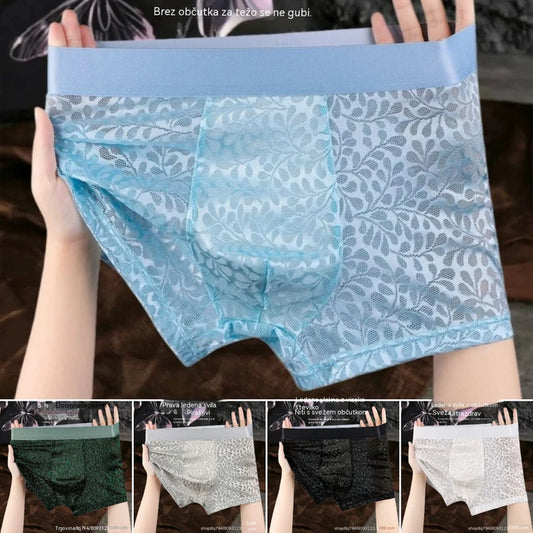 BOXERS DE SEDA FRÍA PARA HOMBRE X 2