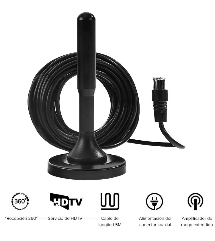 ANTENA DE TELEVISIÓN DIGITAL INTERNAT 4K