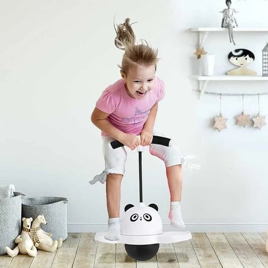 PANDA SALTARÍN CON LUCES LED 🐼✨