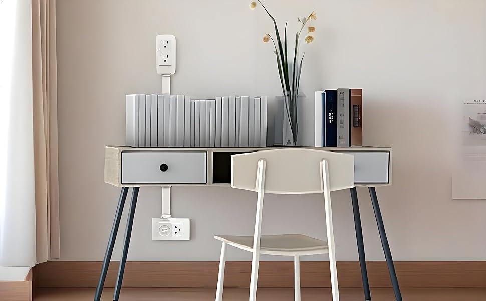 EXTENSOR GIRATORIO DE TOMA DE CORRIENTE – OPTIMIZA TU ESPACIO Y CARGA CON COMODIDAD 🔌