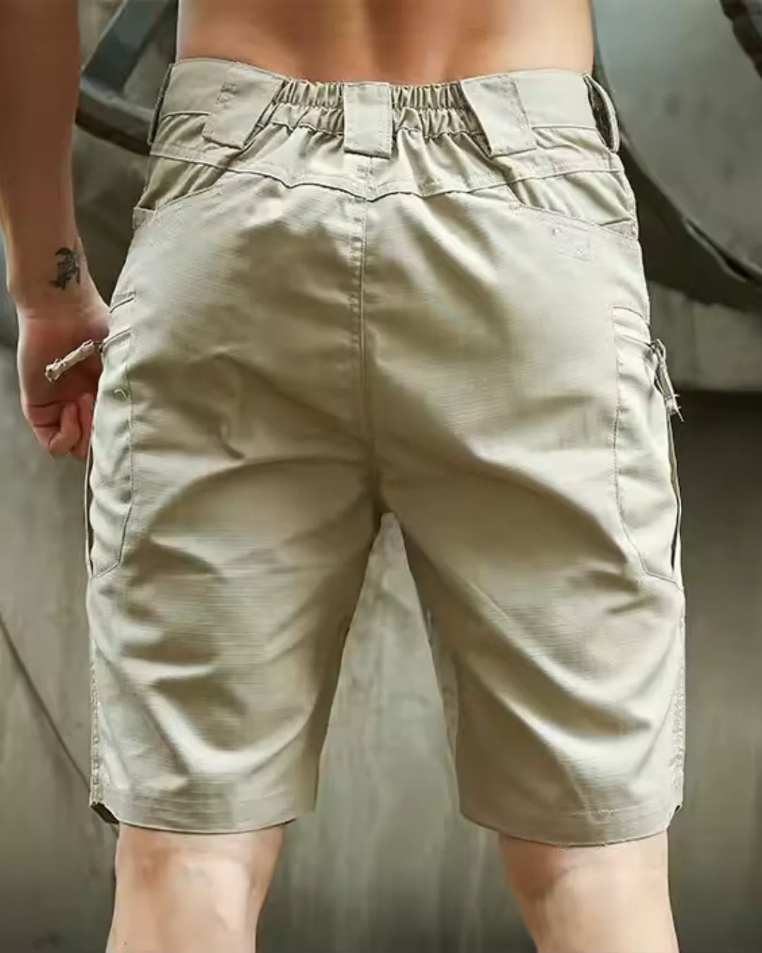 PANTALONES CORTOS TÁCTICOS MULTIBOLSILLOS PARA HOMBRE