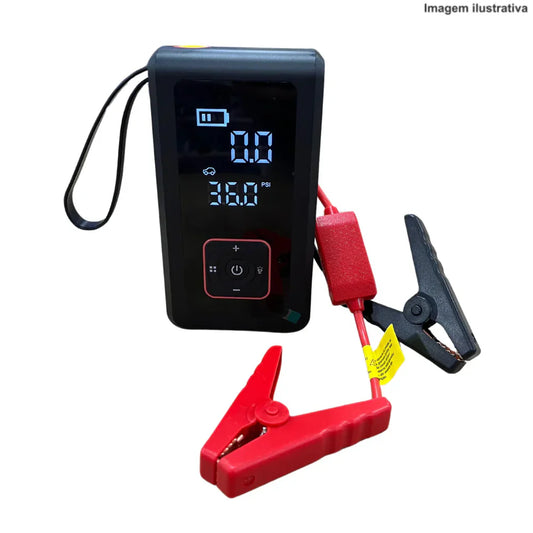 CARGA DE BATERÍA + BOMBA DE AIRE PORTÁTIL + LINTERNA 3 EN 1: TU ALIADO MULTIFUNCIONAL