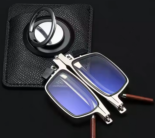 GAFAS DE LECTURA PLEGABLES CON FILTRO DE LUZ AZUL Y ESTUCHE