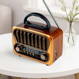 RADIO VINTAGE - SONIDO RETRO PORTÁTIL CON TECNOLOGÍA MODERNA