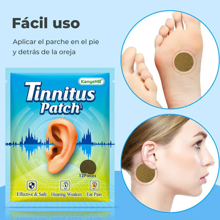 PARCHES HERBALES PARA ZUMBIDO DE OÍDO – TINICALM™