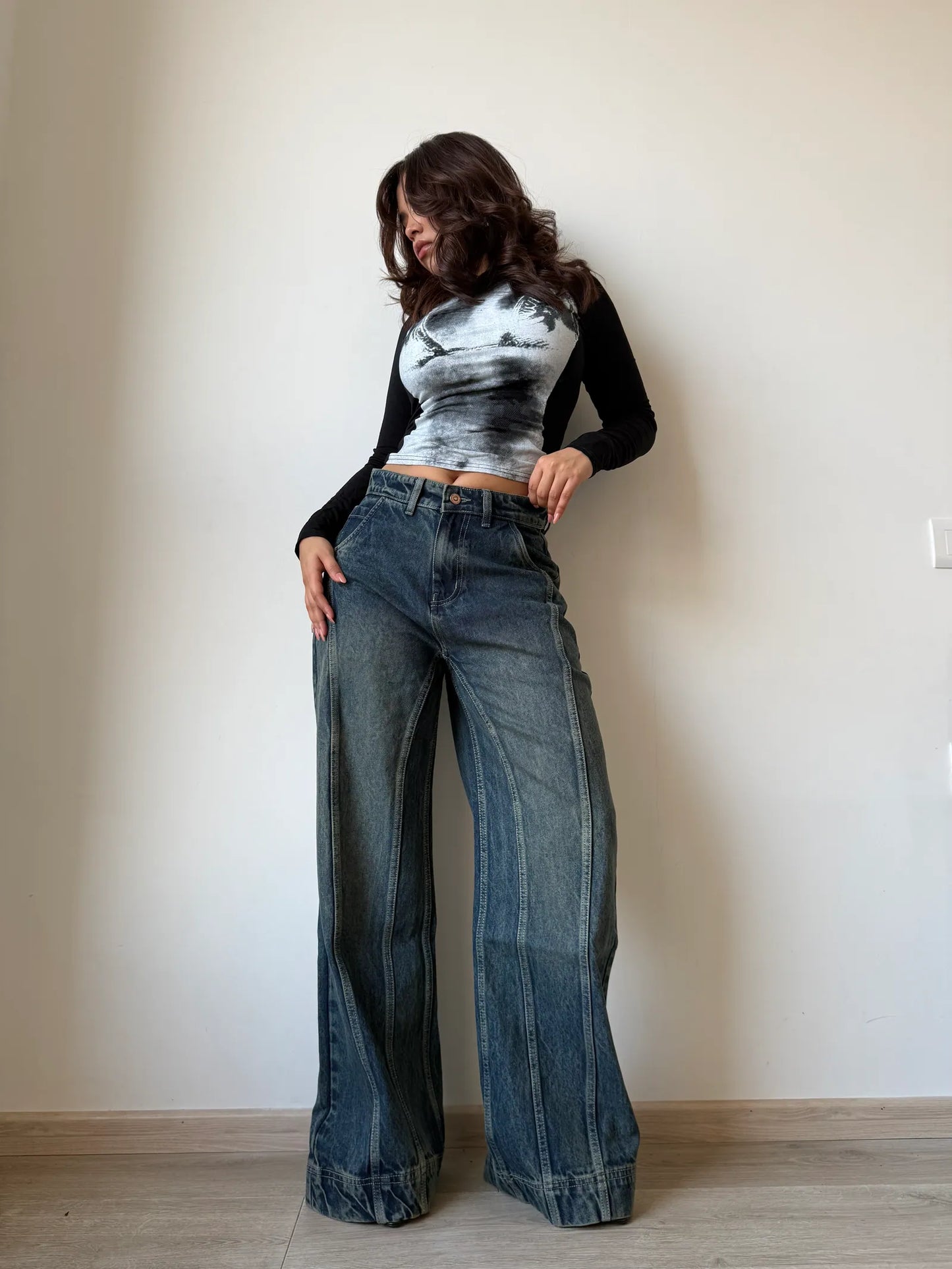 JEANS WIDE LEG VINTAGE