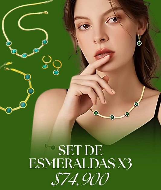 SET DE ESMERALDAS X3