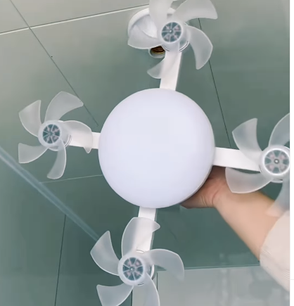 LÁMPARA DE LUZ LED CON VENTILADORES DE ALTA POTENCIA