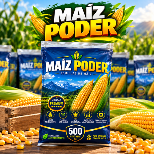 MAIZ PODER - SEMILLAS DE MAIZ CON GENETICA SUPERIOR PARA TU CULTIVO