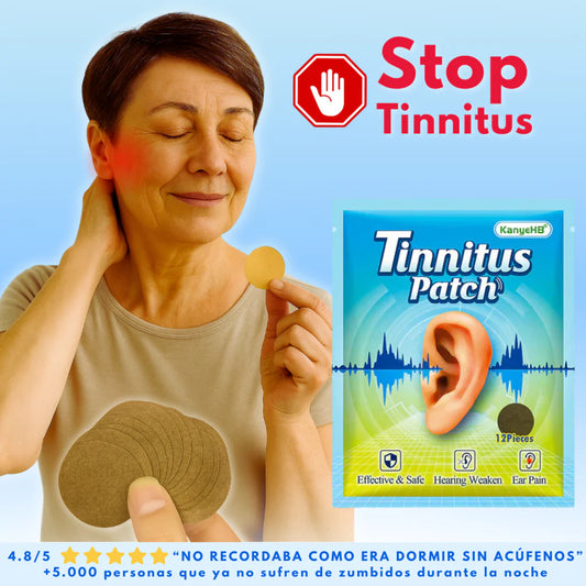 PARCHES HERBALES PARA ZUMBIDO DE OÍDO – TINICALM™