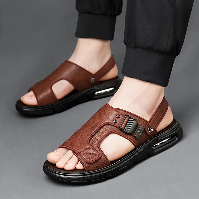 SANDALIA ORTOPÉDICA DE PIEL PARA HOMBRE MASTERCOMFORT