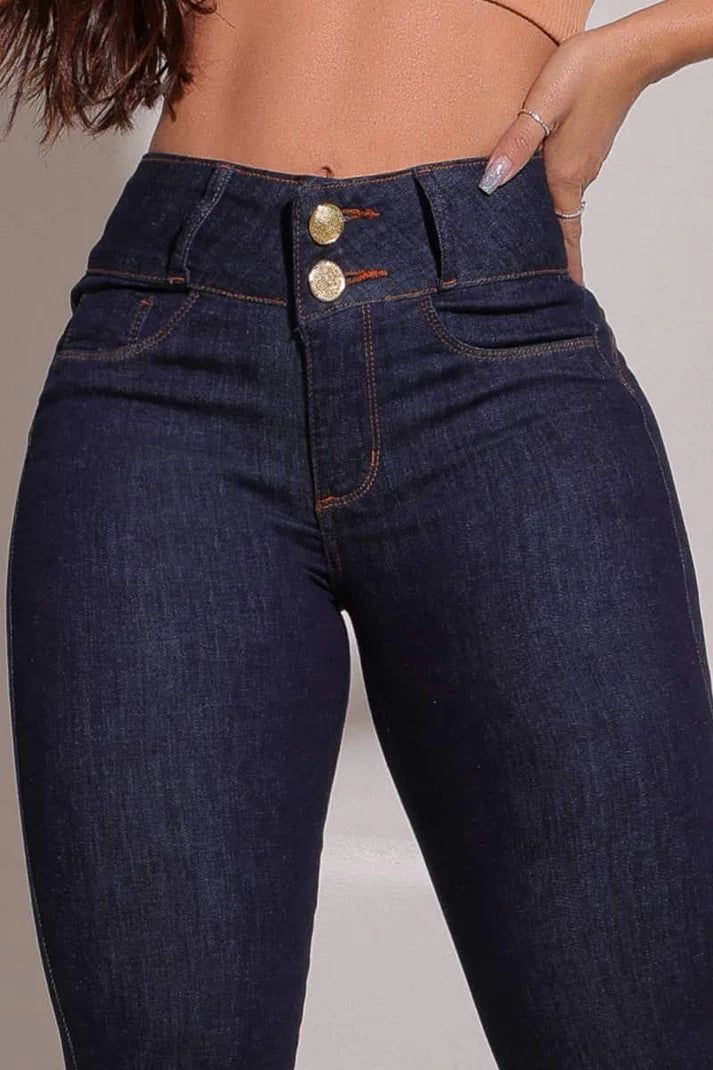 PANTALÓN SKINNY JEANS MOLDEADOR DE CINTURA ALTA