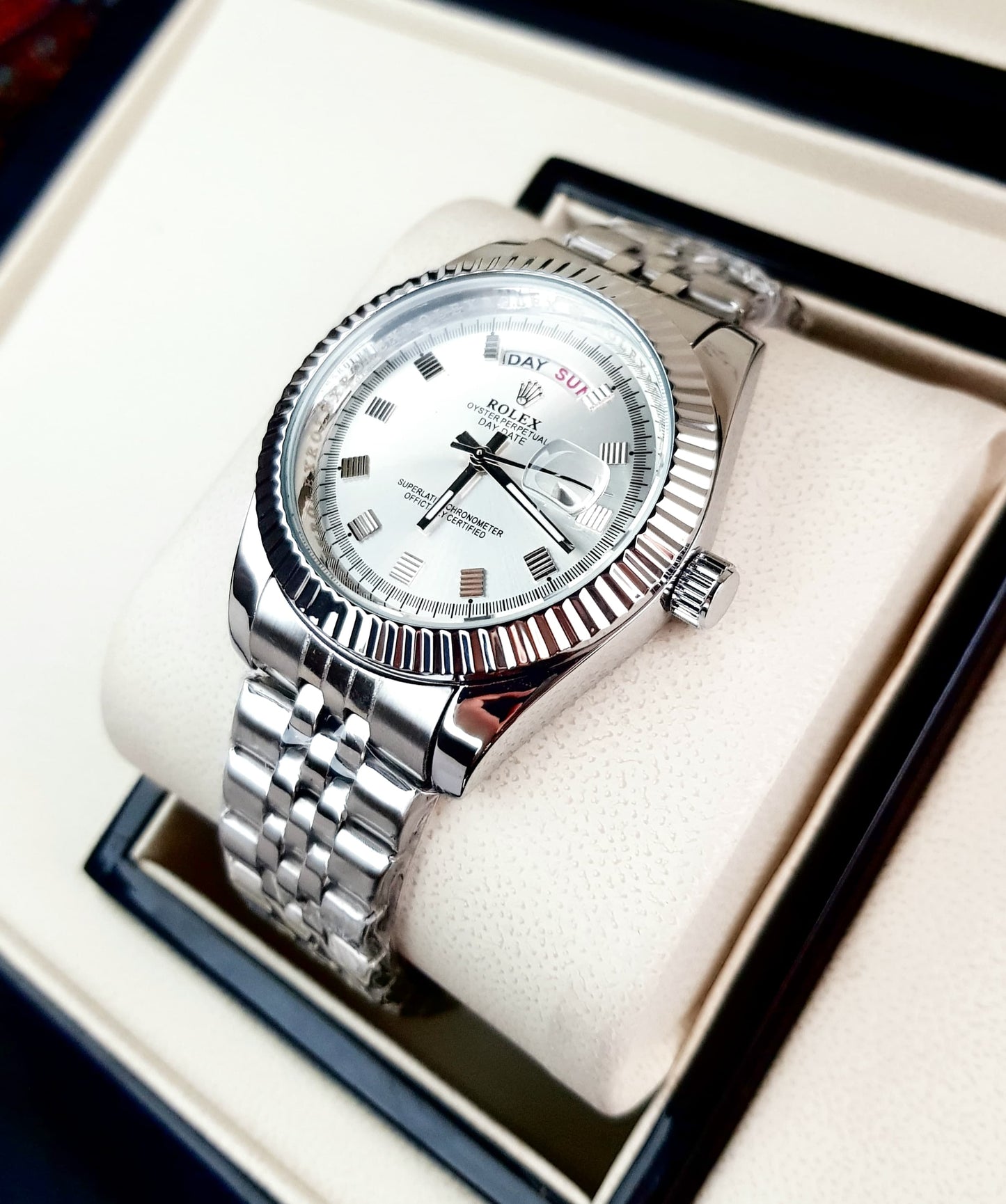 RELOJ DAY DATE ROLEX PRESIDENCIAL + ESTUCHE DE LUJO