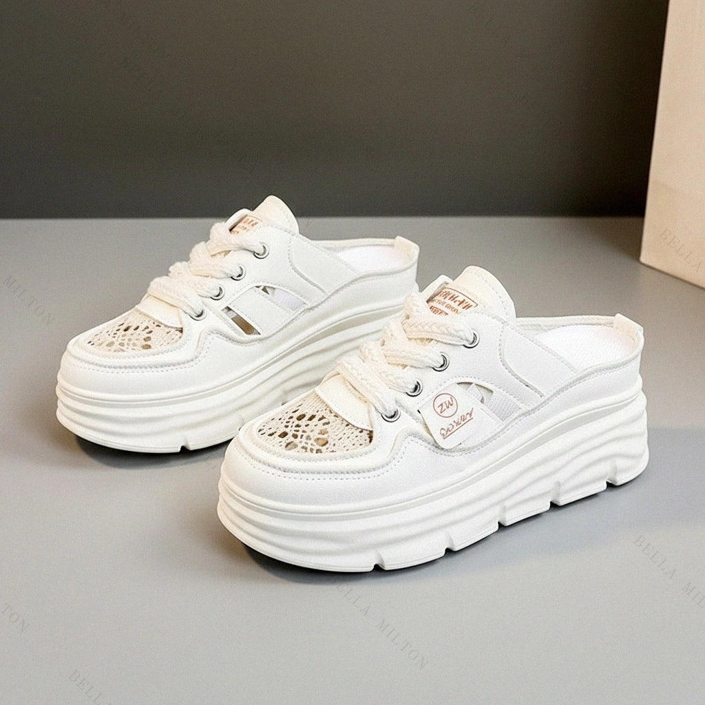 ZAPATILLAS RIVERA® PLATAFORMA ABIERTA 7CM – CONFORT TOTAL Y ESTILO MODERNO 👟✨