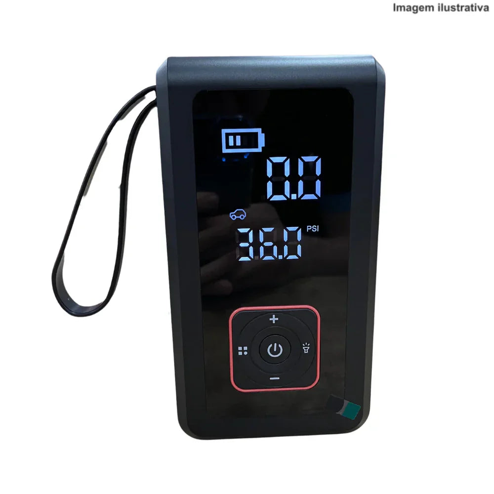 CARGA DE BATERÍA + BOMBA DE AIRE PORTÁTIL + LINTERNA 3 EN 1: TU ALIADO MULTIFUNCIONAL