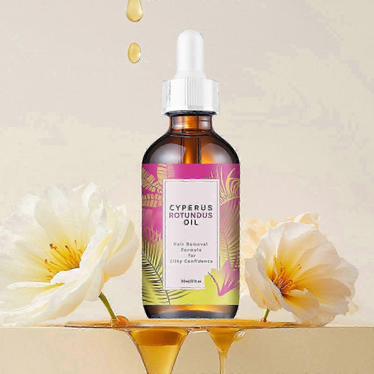 ACEITE ANTIVELLO NATURAL CIPERUS ROTUNDUS — PIEL SUAVE POR MÁS TIEMPO