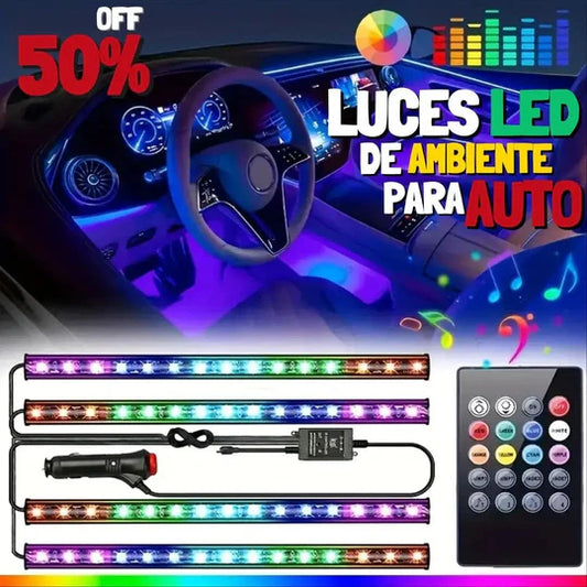 LUCES LED AMBIENTE PARA AUTO