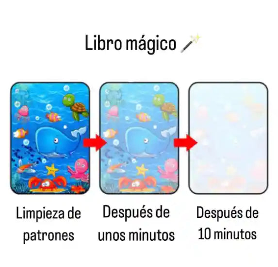 LIBRO MAGICO DE AGUA X3