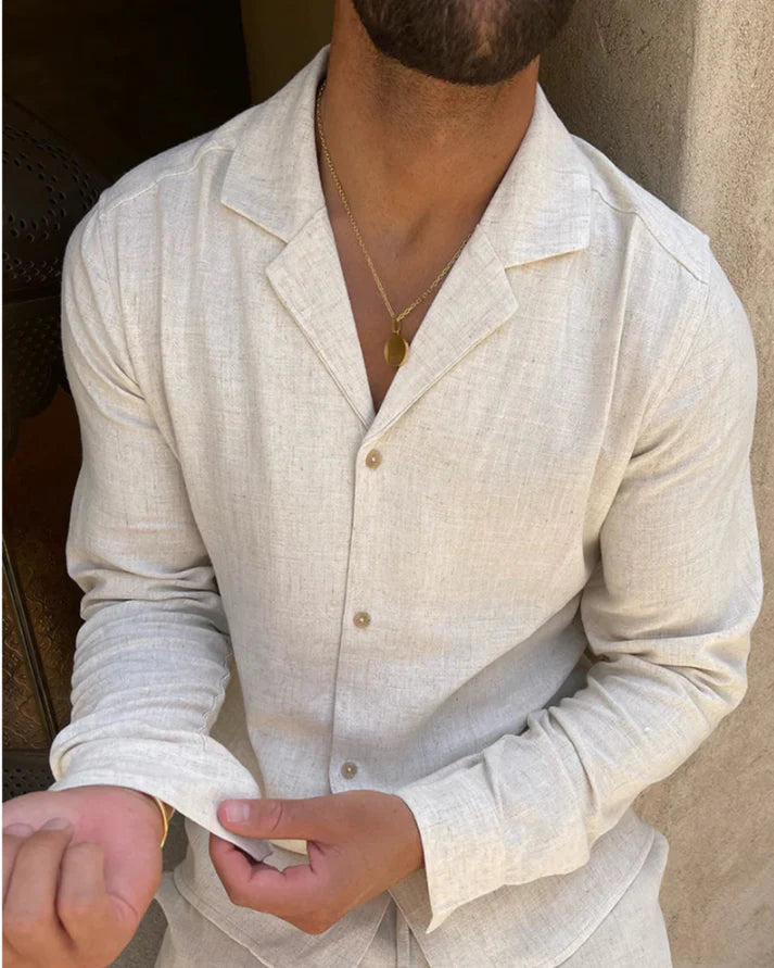 CONJUNTO PREMIUM DE LINO CON DISEÑO ELEGANTE Y CÓMODO