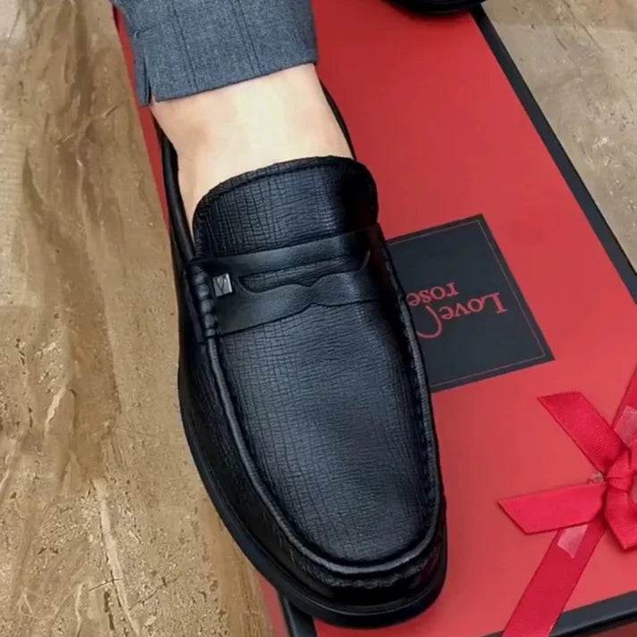 ZAPATOS DE PIEL AUTÉNTICA PARA HOMBRE - ELEGANCIA Y CONFORT EN CADA PASO