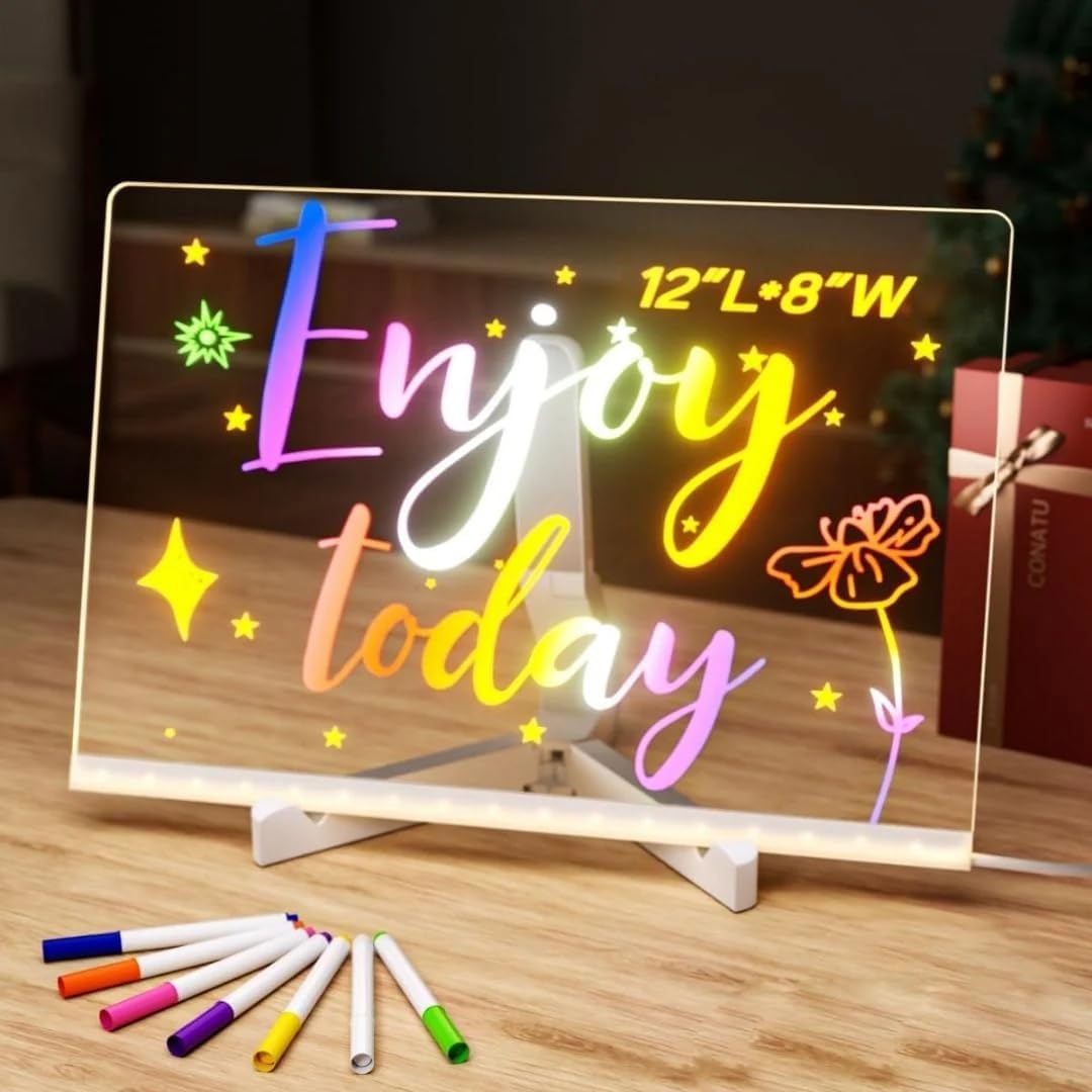 TABLERO MÁGICO LED ✨ ¡DIBUJA, CREA Y HAZ BRILLAR TU IMAGINACIÓN!