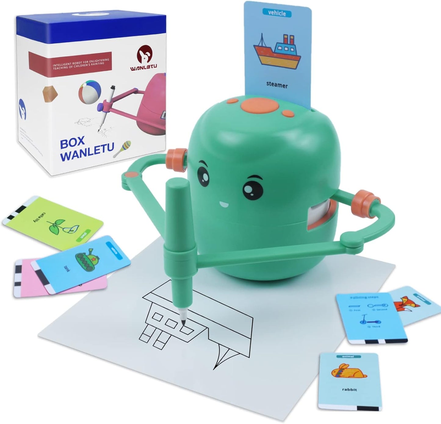 ROBOT DE DIBUJO EDUCATIVO PARA NIÑOS