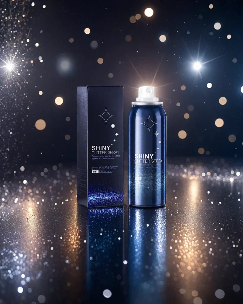 SPRAY COLORANTE CON PURPURINA PARA CABELLO Y CUERPO