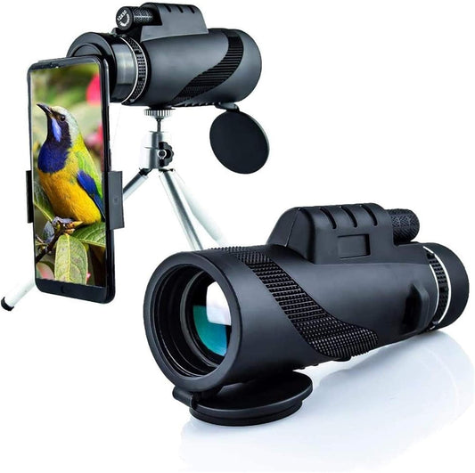 TELESCOPIO MONOCULAR 40X60 HD PARA EXTERIORES