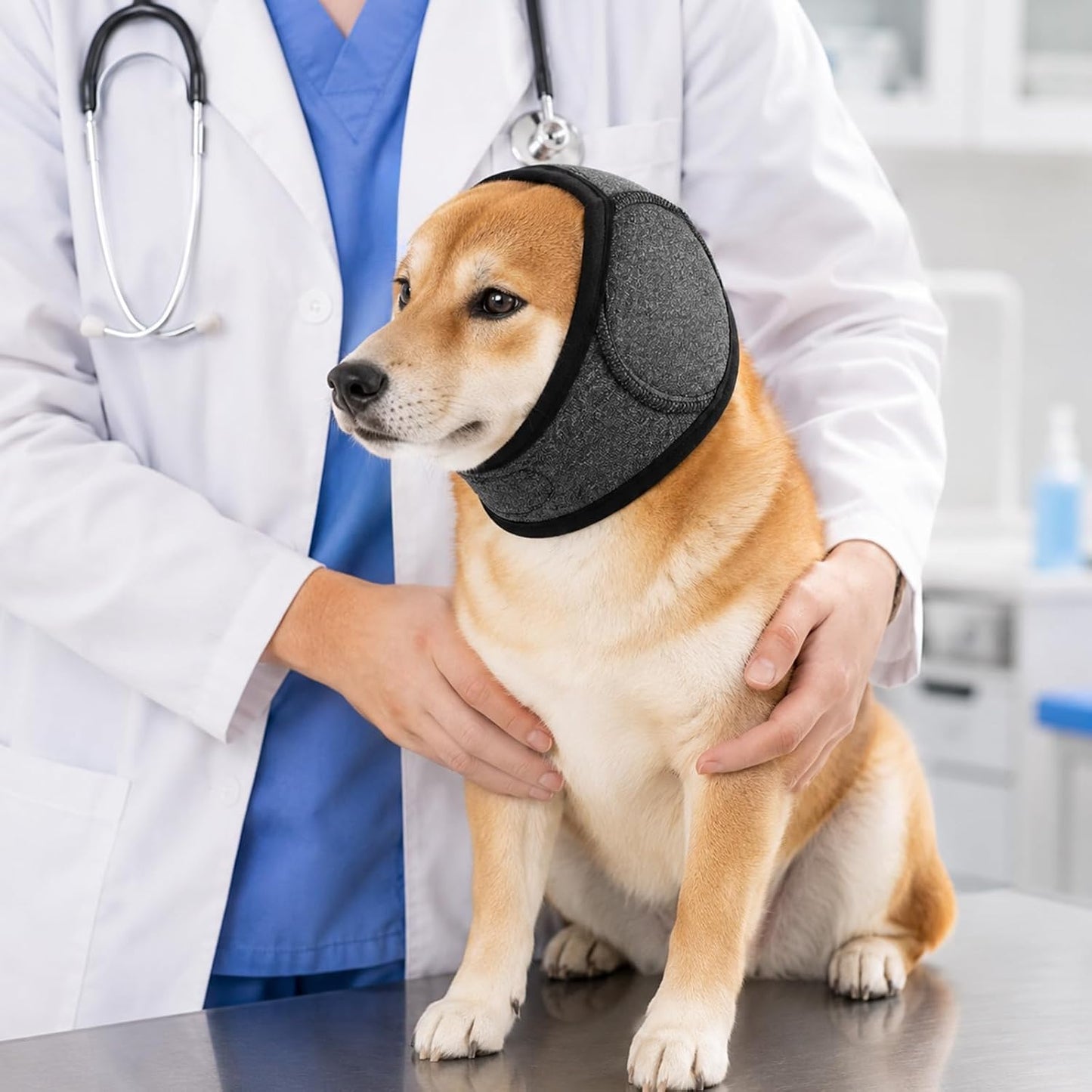 PROTECTOR AUDITIVO ANTIRRUIDO COMFORTPET™ PARA PERROS Y GATOS