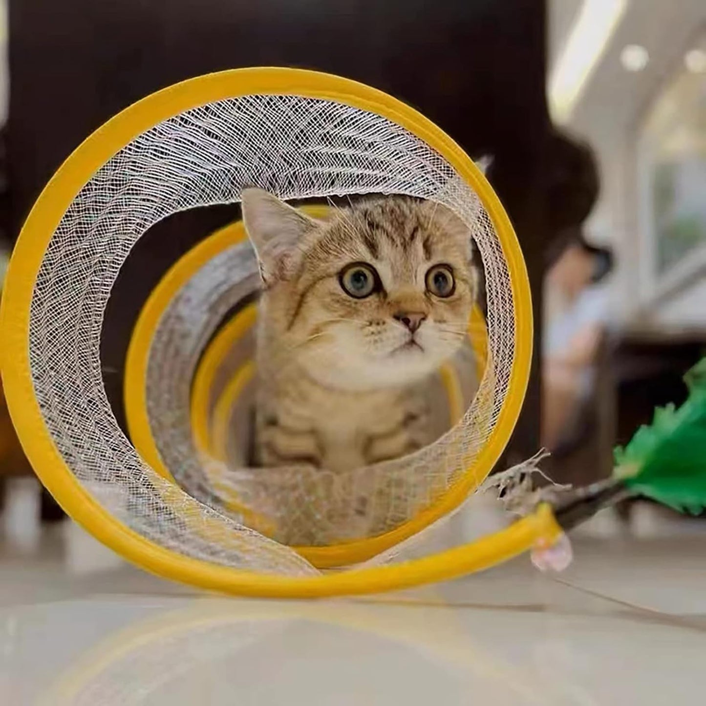 JUGUETE TUNEL ESPIRAL PARA GATOS