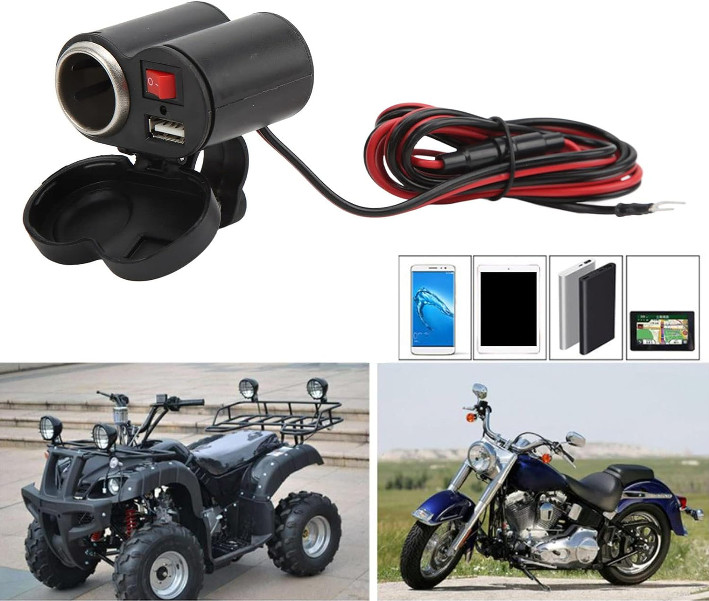 CARGADOR USB PARA MOTOS