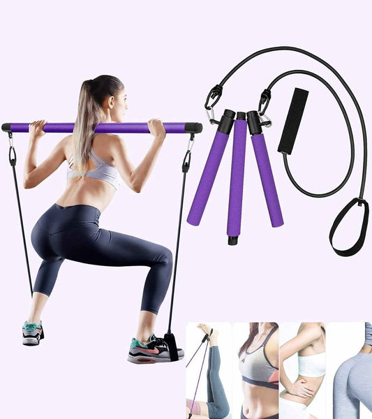 BARRA MULTIFUNCIONAL KIT DE RESISTENCIA PARA ENTRENAMIENTO