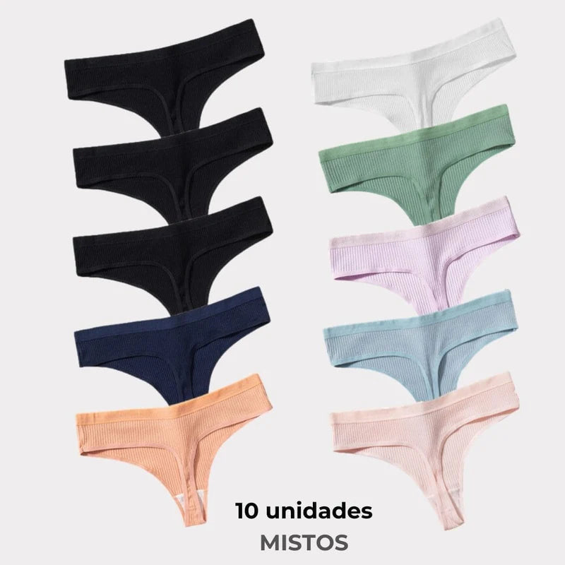 PACK X10 PANTYS BRASILEROS