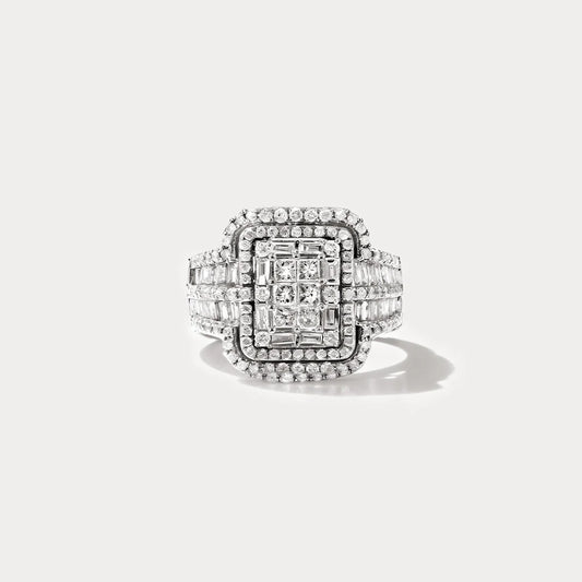 ANILLO HALO ETERNO DE BRILLO LUXURY