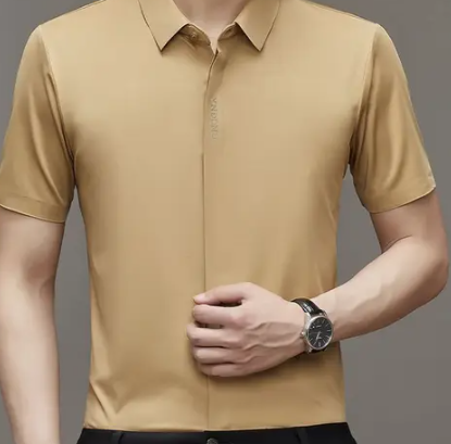 POLO DE TELA LISA PARA HOMBRES