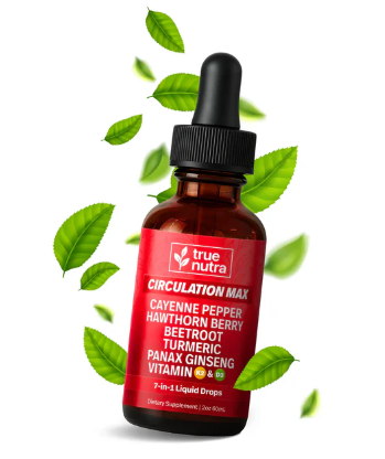 CIRCULACIÓN MÁXIMA™ – GOTAS LÍQUIDAS NATURALES 7 EN 1 PARA TU SALUD CARDIOVASCULAR 💧