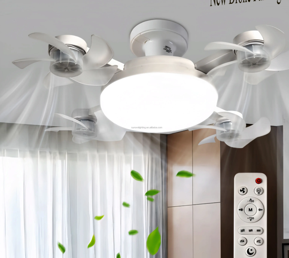 LÁMPARA DE LUZ LED CON VENTILADORES DE ALTA POTENCIA