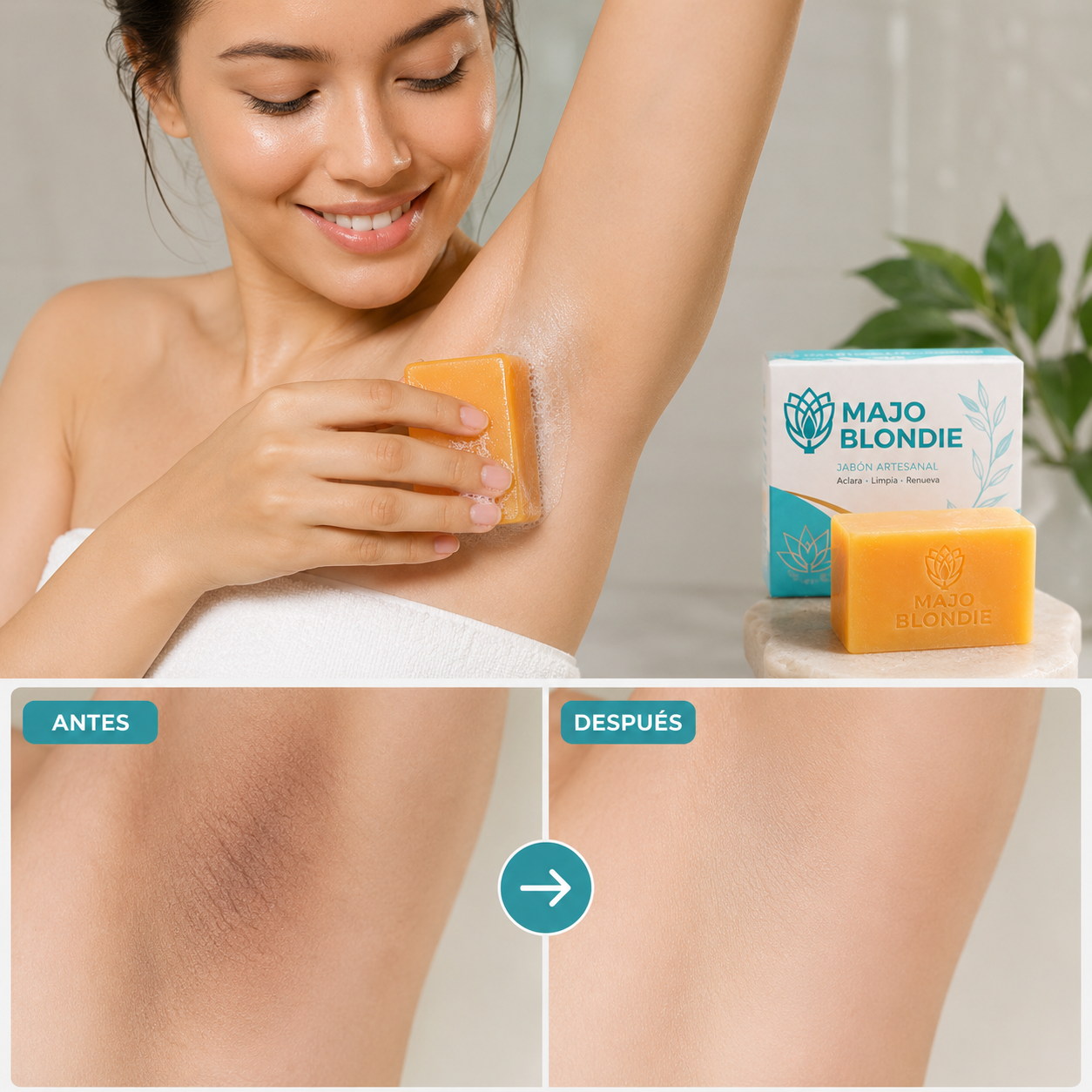 JABÓN ACLARANTE ANTIACNÉ PURE SKIN – LIMPIEZA, CONTROL Y RENOVACIÓN