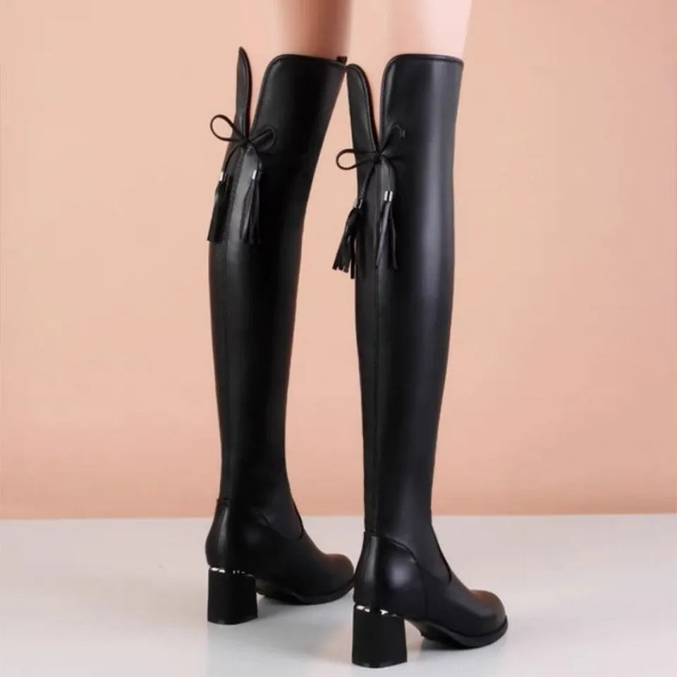 BOTAS LARGAS ELÁSTICAS PARA MUJER - IMPORTADAS
