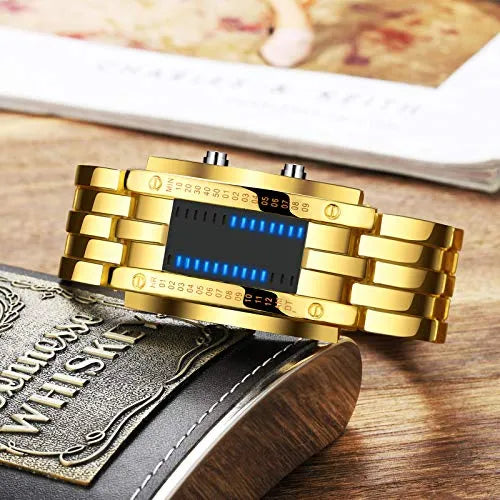 RELOJ MODERNO CON LUZ LED Y DISEÑO CLÁSICO – TECNOLOGÍA QUE NUNCA PASA DE MODA