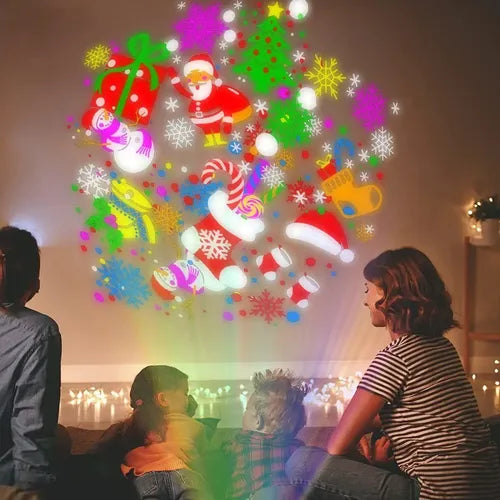 PROYECTOR MÁGICO NAVIDEÑO LED 🎄✨