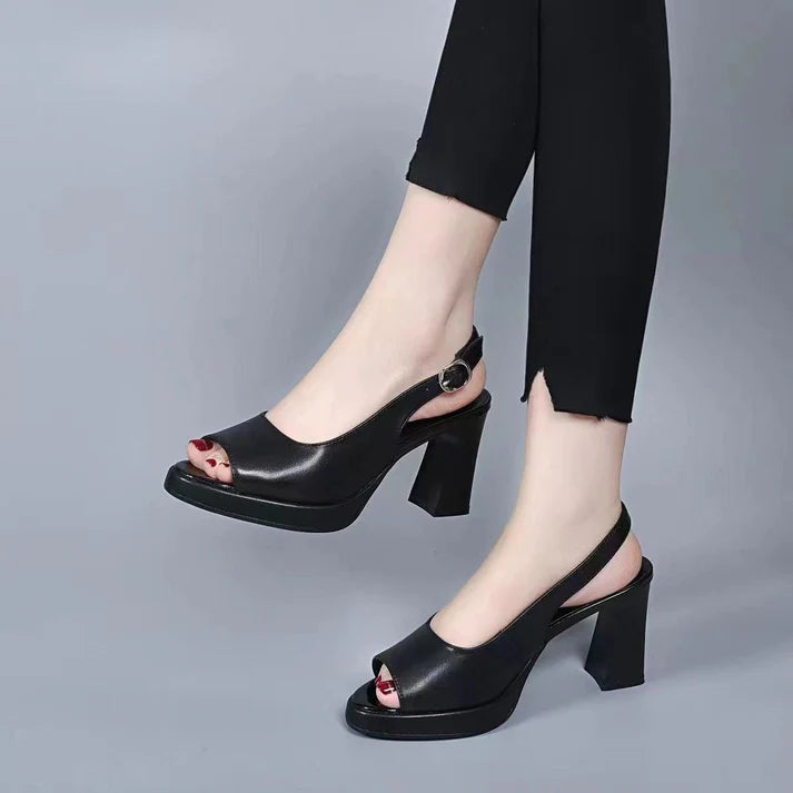 TACONES DE CUERO