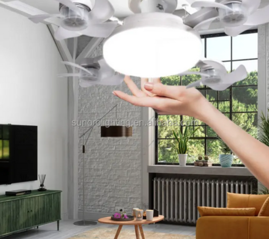 LÁMPARA DE LUZ LED CON VENTILADORES DE ALTA POTENCIA