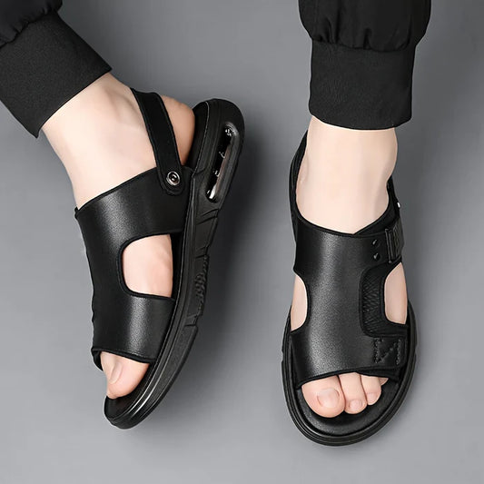 SANDALIA ORTOPÉDICA DE PIEL PARA HOMBRE MASTERCOMFORT