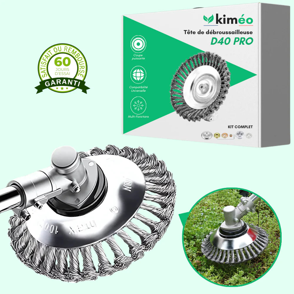 CABEZALES DE DESBROZADORA D40 PRO - LIMPIEZA SIN ESFUERZO Y MÁXIMA EFICIENCIA