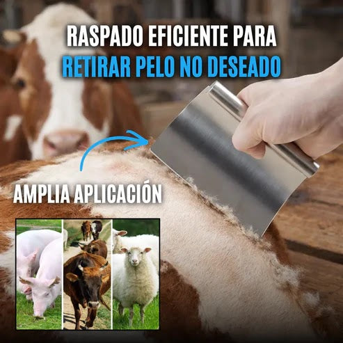 REMOVEDOR DE PELO PARA ANIMALES – HERRAMIENTA DE ACERO INOXIDABLE