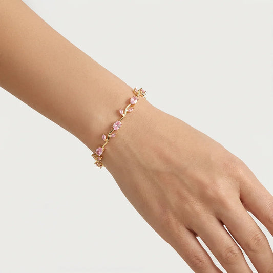 PULSERA FLORES ETERNAS — ELEGANCIA DELICADA QUE ENAMORA