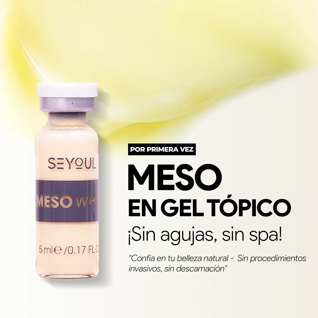 CÉLULAS MADRE MESOWHITE – ACLARADO Y LUMINOSIDAD SIN AGUJAS