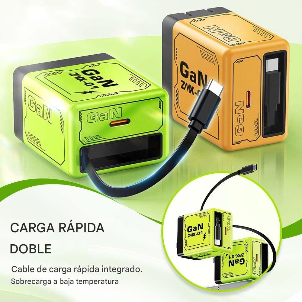 CARGADOR DE CELULAR EN 1 MINUTO ULTRA COMPACTO