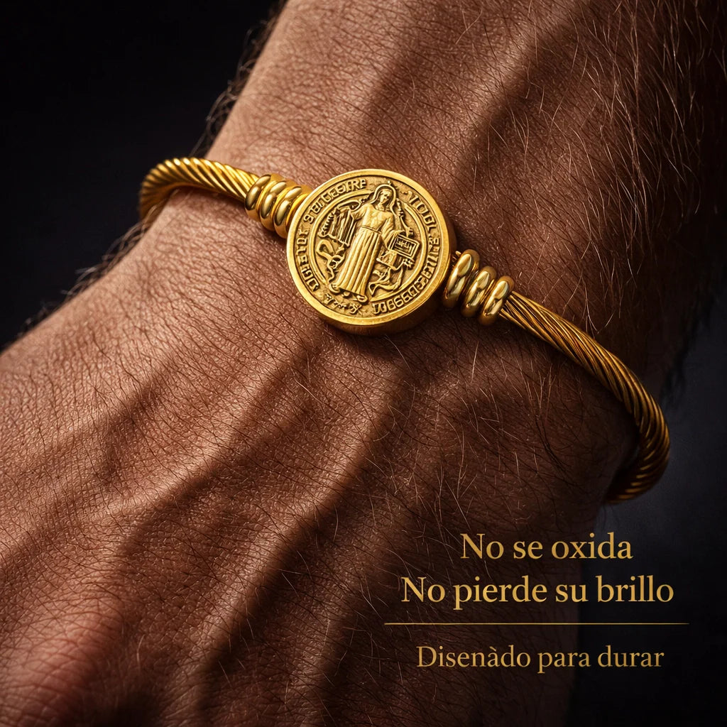 BRAZALETE DE SAN BENITO® | PROTECCIÓN, FE Y ELEGANCIA PARA TODOS LOS DÍAS